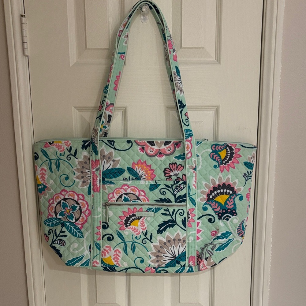 Vera Bradley Floral Mint Miller Bag